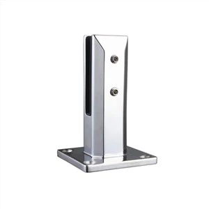 Balustrade Gloine le Spigots Gloine le haghaidh Fálú Gloine Taobh amuigh